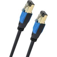 Oehlbach D1C19358 RJ45 Netwerkkabel, patchkabel CAT 8.1 15.00 m Zwart 1 stuk(s)