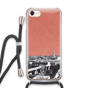 Marrakech Skyline : iPhone 7 Transparant Hoesje met koord