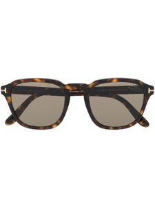 TOM FORD Eyewear lunettes de soleil Avery à monture carrée - Marron