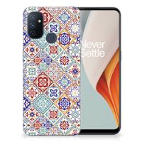 OnePlus Nord N100 | TPU | Siliconen hoesje | Tiles Color