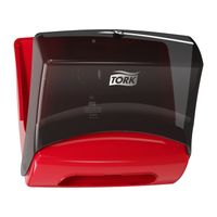 Tork 654008 houder handdoeken & toiletpapier Dispenser voor papieren handdoeken (vel) Rood - thumbnail