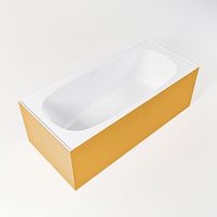 Vrijstaand bad Mondiaz Freeze | 180x85 cm | Solid surface | Ovaal | Ocher - Talc Vrijstaand bad Mondiaz Freeze | 180x85 cm | Solid surface | Ovaal | Ocher - Talc