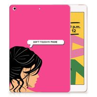 Apple iPad 10.2 | iPad 10.2 (2020) | 10.2 (2021) Print Case Woman Don't Touch My Phone