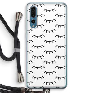 Wimpers: Huawei P20 Pro Transparant Hoesje met koord