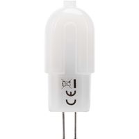 LED Lamp - Velvalux - G4 Fitting - Dimbaar - 2W - Helder/Koud Wit 6000K - Melkwit - 12V Steeklamp | Vervangt 20W - thumbnail