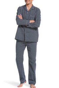Robson doorknoop pyjama blauw met printje