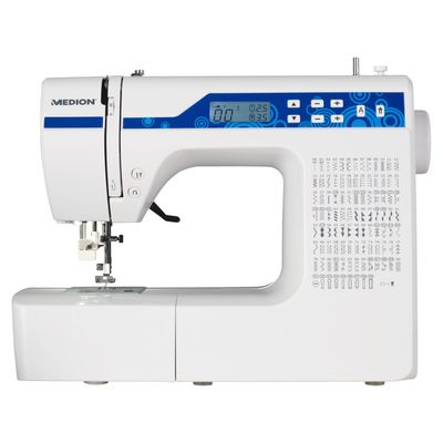 MEDION Digitale naaimachine MD 15694 | automatisch knoopsgat | 100 steken | 100 alfabetsteken | 69 dubbelnaaldssteken | LED-naailampje | uitgebreide accessoires MEDION Digitale naaimachine MD 15694 | automatisch knoopsgat | 100 steken | 100 alfabetsteken | 69 dubbelnaaldssteken | LED-naailampje | uitgebreide accessoires