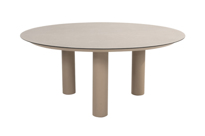 Taste Donato low dining tuintafel Ø160 cm. - Latte