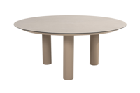 Taste Donato low dining tuintafel Ø160 cm. - Latte