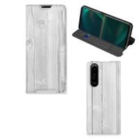 Sony Xperia 5 III Book | Wallet Case | White Wood