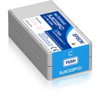 Originele inktcartridge Epson SJIC22P Cyaan