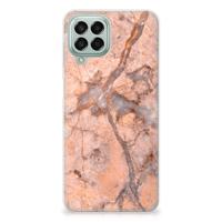 Samsung Galaxy M33 | TPU | Siliconen hoesje | Marmer Oranje