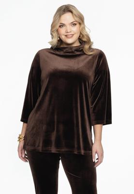 Yoek Shirt A-lijn | Bruin | Maat 58/60