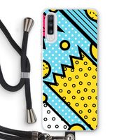 Pop Art #1: Samsung Galaxy A70 Transparant Hoesje met koord