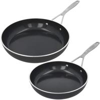 Demeyere Koekenpannenset Alu Industry 3 - Ceraforce - ø 24 & 28 cm - keramische anti-aanbaklaag