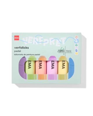 HEMA Verfsticks Pastel - 6 Stuks
