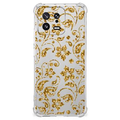 Xiaomi 13 Case Gouden Bloemen Xiaomi 13 Case Gouden Bloemen