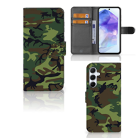 Samsung Galaxy A55 Telefoon Hoesje Army Dark