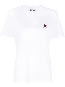 Golden Goose t-shirt à logo imprimé - Blanc