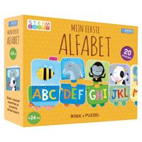 Rebo Publishers Mijn eerste alfabet puzzeltrein + boek | 2 stuks