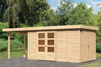 Woodfeeling | Tuinhuis Retola 5 met Overkapping 2,4 en Opslagruimte