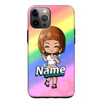 Chibi Maker vrouw: iPhone 12 Tough Case