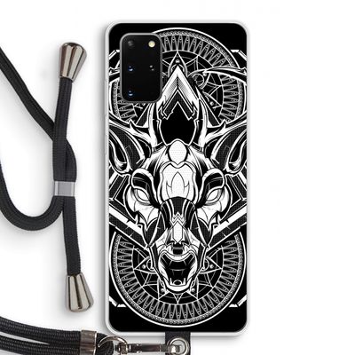 Oh Deer: Samsung Galaxy S20 Plus Transparant Hoesje met koord