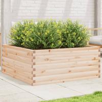 Plantenbak 110x110x46 cm massief grenenhout