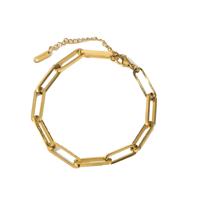 Grote Paperclip Armband