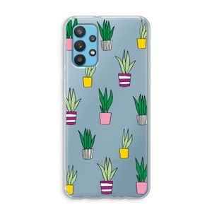 Sanseveria: Samsung Galaxy A32 4G Transparant Hoesje