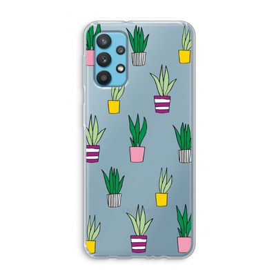Sanseveria: Samsung Galaxy A32 4G Transparant Hoesje