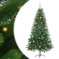 VidaXL Kerstboom met 150 led met standaard groen 150 cm pe