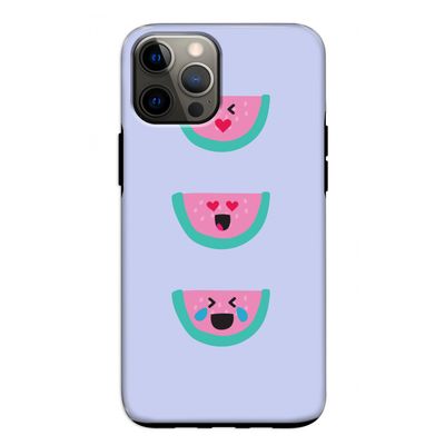 Smiley watermeloen: iPhone 12 Pro Tough Case