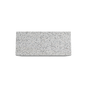 Storke Edge staand badmeubel 120 x 52 cm beton donkergrijs met Tavola enkel of dubbel wastafelblad in mat wit/zwart terrazzo