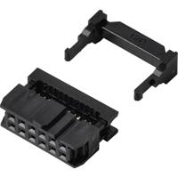 TRU COMPONENTS TC-13537772 Pinconnector Met trekonlasting Rastermaat: 2.54 mm Totaal aantal polen: 12 Aantal rijen: 2 1 stuk(s)