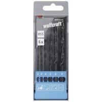 HSS Metaal-spiraalboorset 6-delig Wolfcraft 8453000 Rollenwals Cilinderschacht 1 set(s) - thumbnail