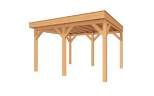 YARD Outdoor SUBLIME Buitenverblijf Plat dak - 400x350 cm- Plat dak- - YARD Outdoor