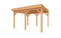 Buitenverblijf SUBLIME Plat dak - 400x350 cm- Plat dak- - YARD Outdoor