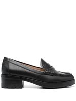 Lauren Ralph Lauren mocassins Wren 40 mm à bout en amande - Noir