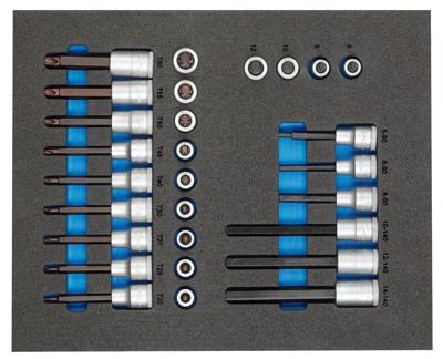 Gedore Dopsleutelset | 1/2" | In 2/4 CT-module - 2957450