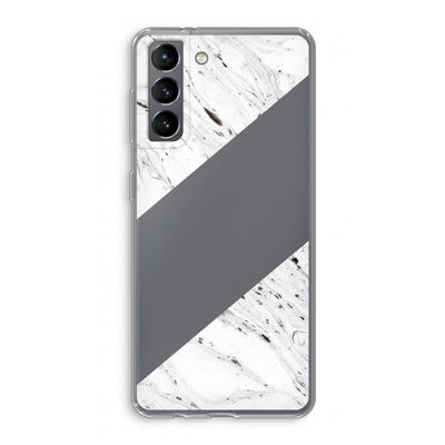Biggest stripe: Samsung Galaxy S21 Transparant Hoesje