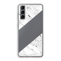 Biggest stripe: Samsung Galaxy S21 Transparant Hoesje
