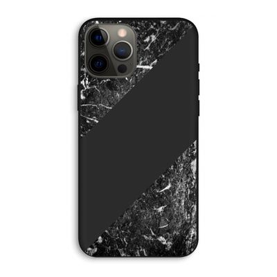 Zwart marmer: iPhone 12 Pro Max Biologisch afbreekbaar hoesje