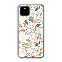 Sweet little flowers: Google Pixel 5 Transparant Hoesje