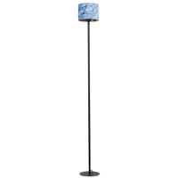 Masterlight Zwarte vloerlampVenus 175cm met Butterfly lampenkap - 1470-05-VL-155
