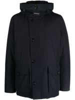 Woolrich veste boutonnée Arctic à capuche - Bleu