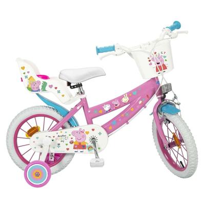 Kinderfiets Peppa Pig 14" Roze
