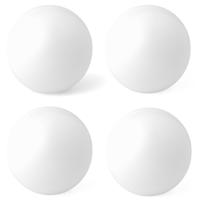 Anti stressballen Relaxman - 4x - wit - 6 cm - Mindfullness - Relax - Ontspannen artikelen