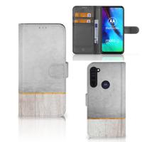 Motorola Moto G Pro | Book Style Case | Wood Concrete Motorola Moto G Pro | Book Style Case | Wood Concrete