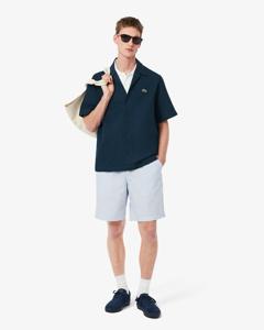 Lacoste Overhemd Heren Donkerblauw - Maat M - Kleur: Donkerblauw | Soccerfanshop
